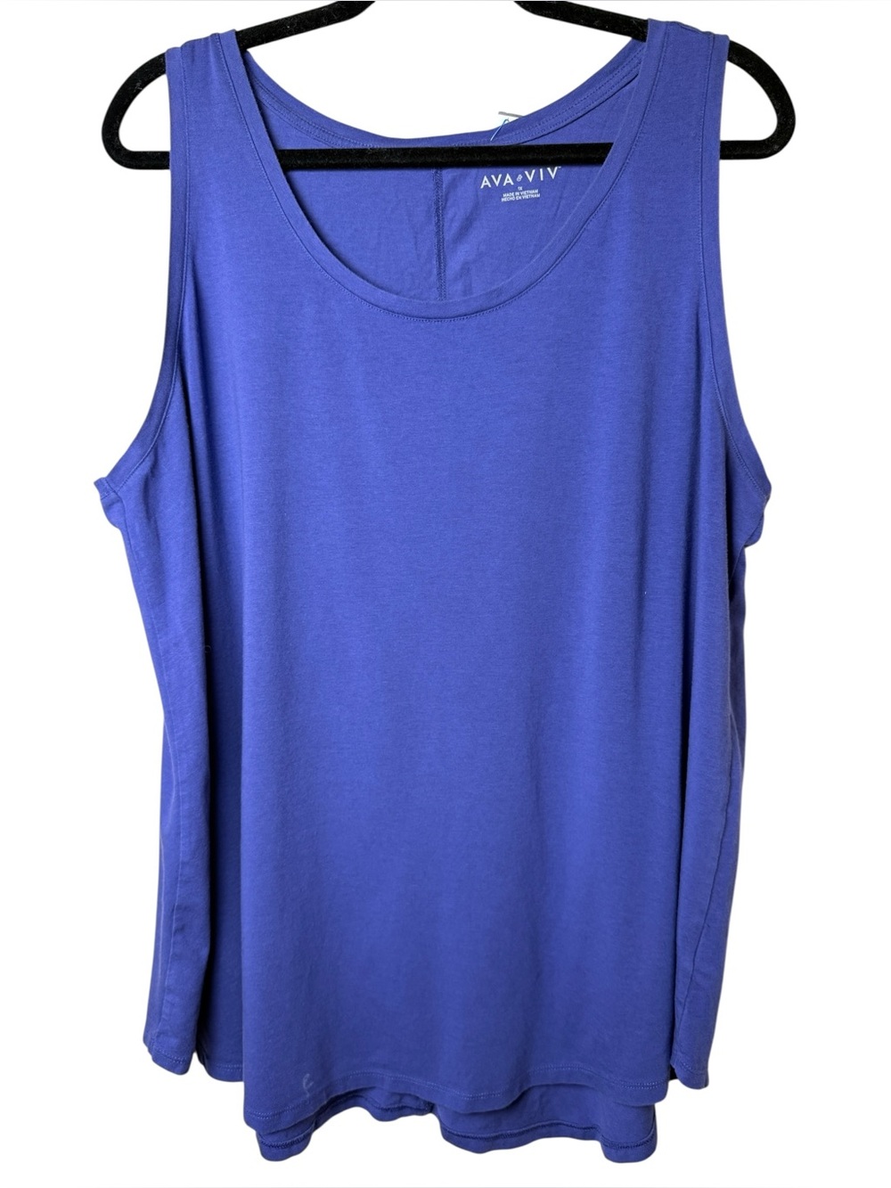 Ava & Viv 1X Royal Blue Scoop Neck Tank